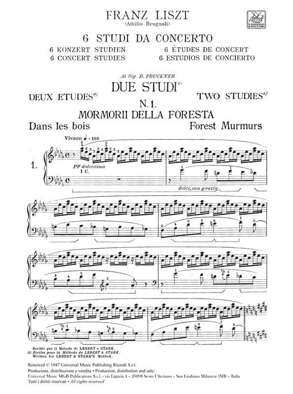 6 Studi Da Concerto - Per Pianoforte - pro klavír